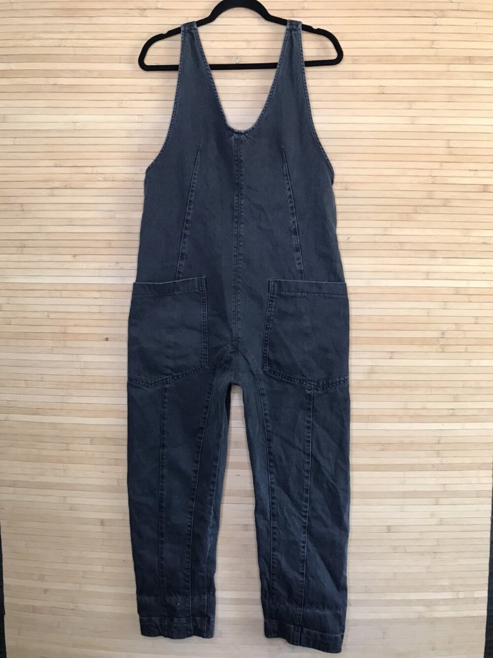 Free People We The Free High Roller Jumpsuit mineral black romper Size XS - Picture 2 of 7